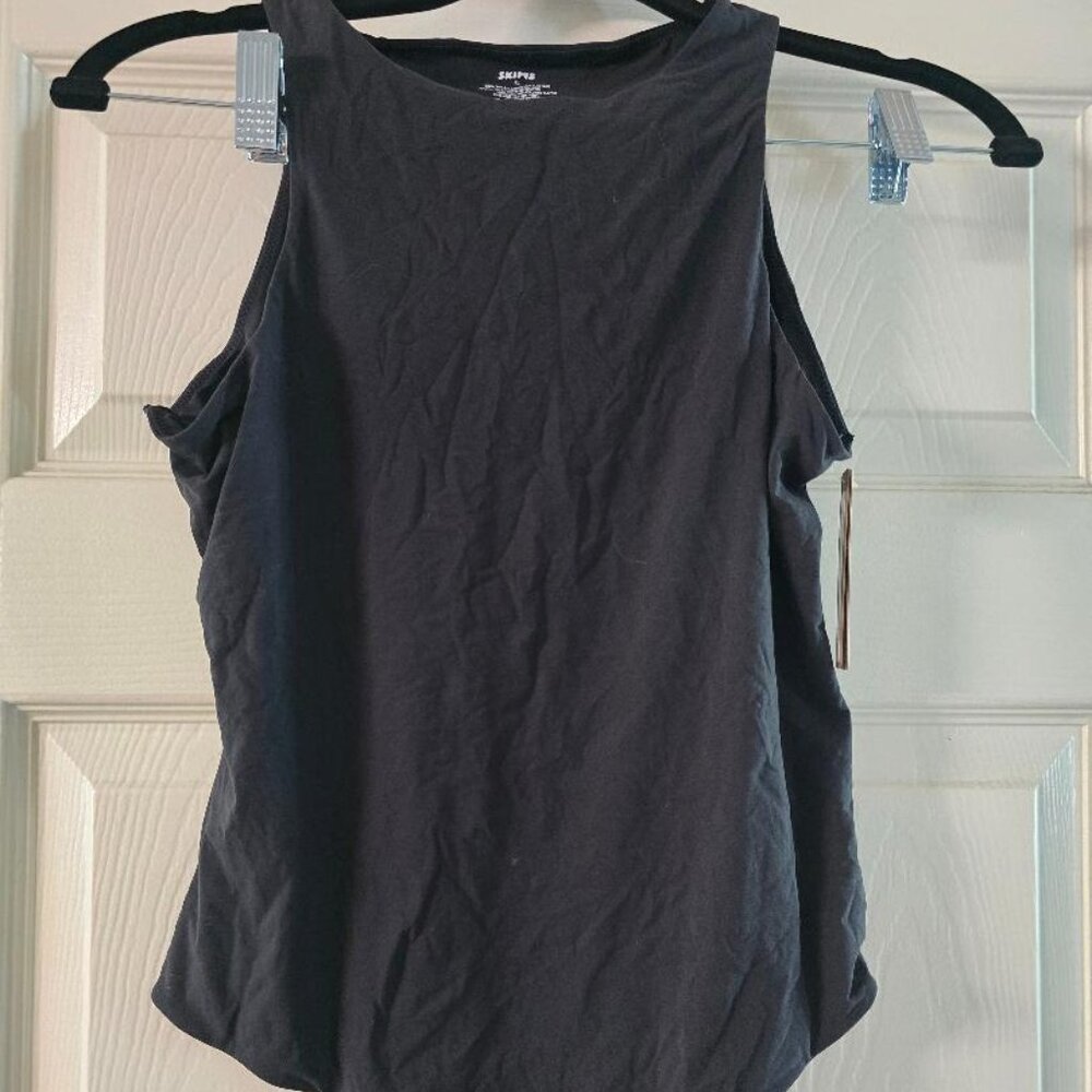 Skims Fits Everybody High Neck Bodysuit Onxy Sz XL NWT
